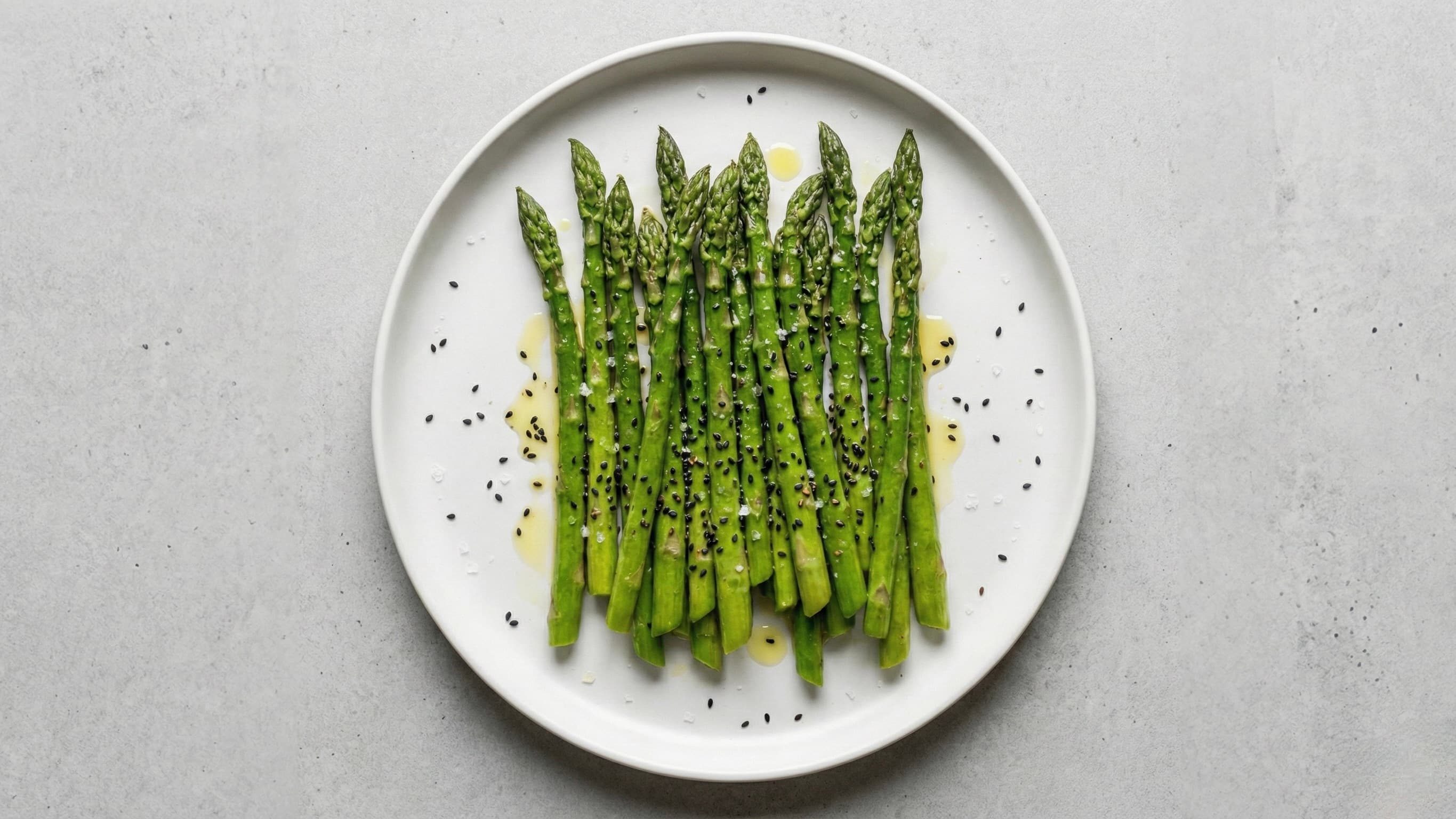 Asparagi al Sesamo Nero