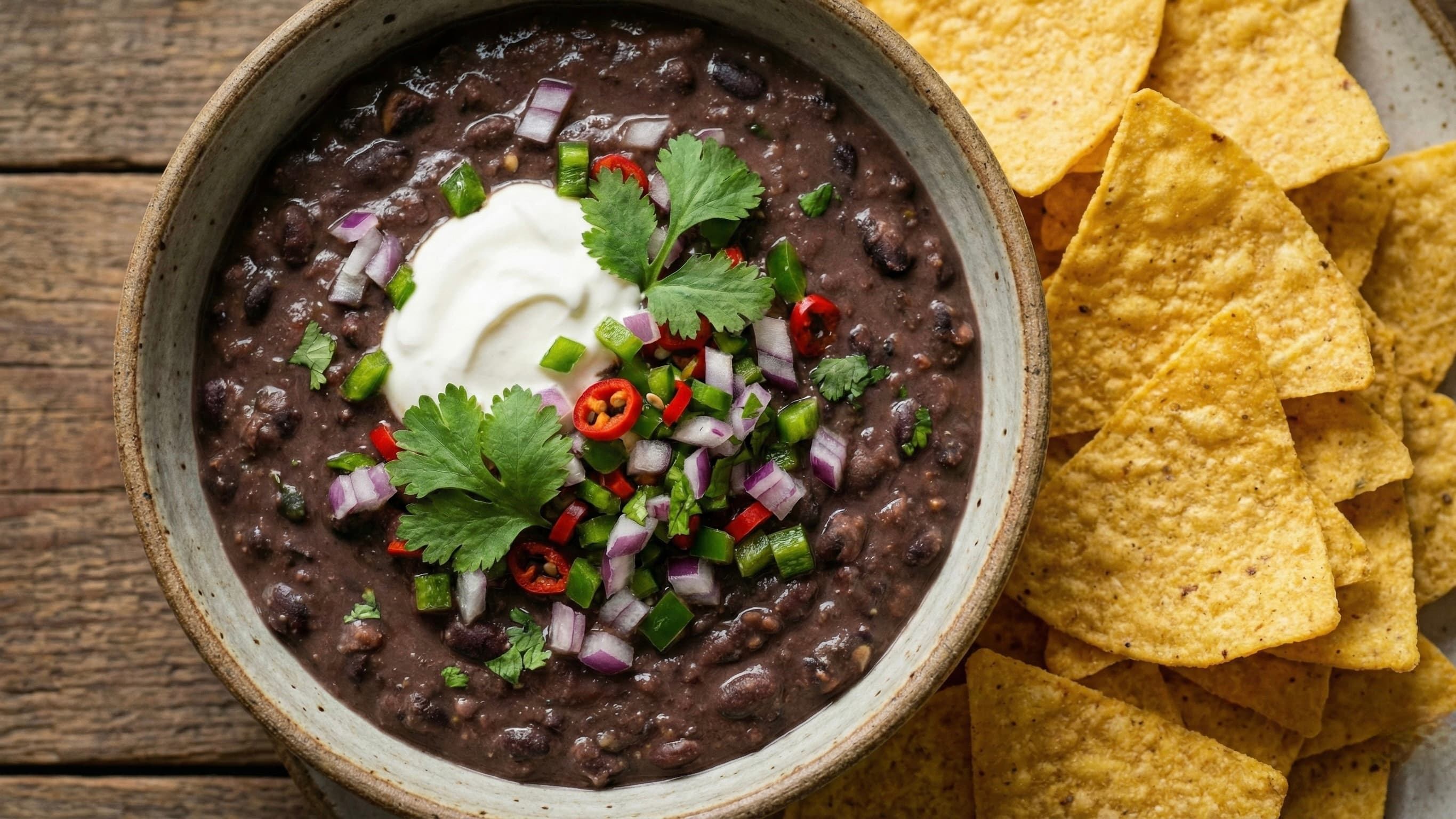 Dip Cremoso ai Fagioli Neri