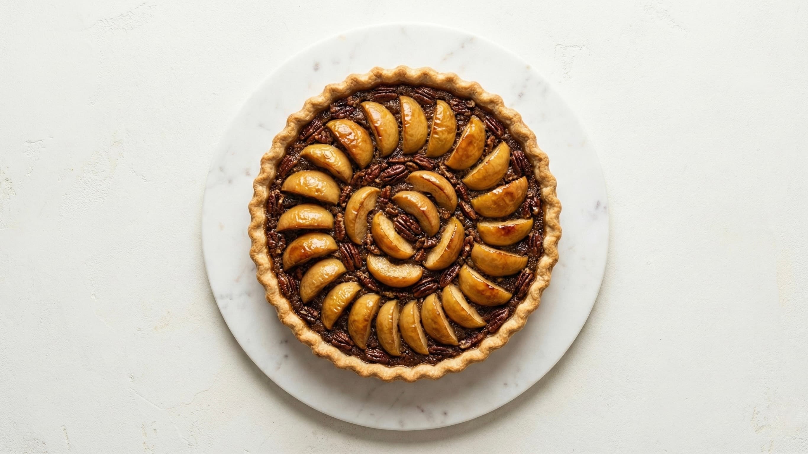 Torta di Mele Caramellate e Noci Pecan della Nonna
